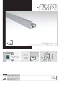 תאורה לויטרינות ולמדפים