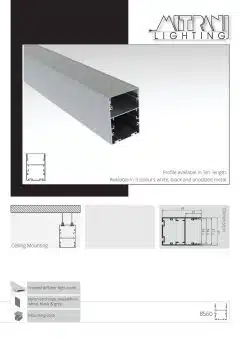 תאורת לד צמודת תקרה